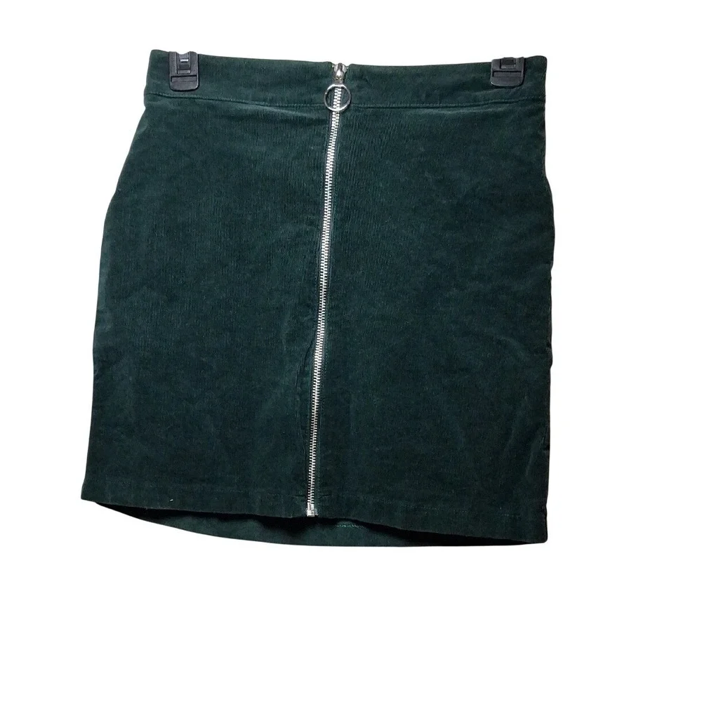 Forever‎ 21 Dark Green Corduroy Skirt
